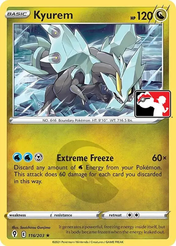 Evolving Skies Kyurem [Prize-Pack] Pokémon card